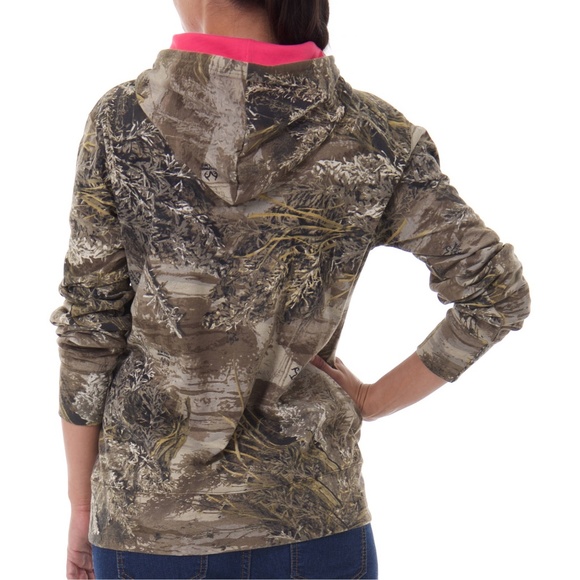 REALTREE Women's LARGE FLEECE HOODIE - Picture 2 of 3
